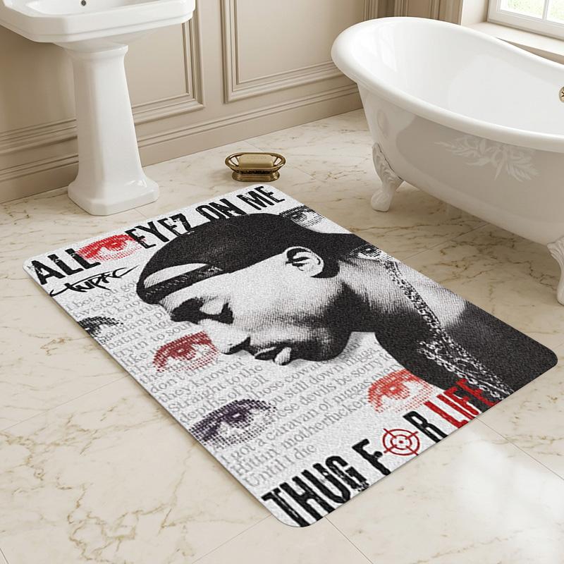 Thug Life Living Room Non-Slip Area Rug Soft Carpet for Bedroom Game Playroom Sofa Office Home Decor Doormat Christmas Gift C9211163