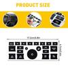 Radio Volume Knob Control Button Chrome Decal Sticker Fits Chevy Buick