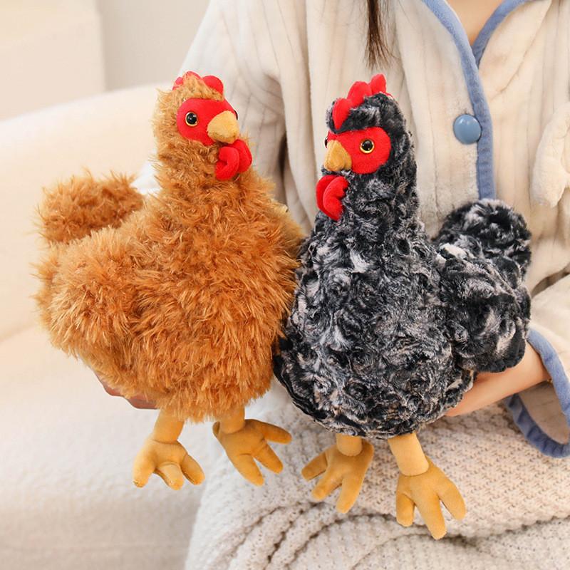 Animal Plush Toy Crows Roosters Kids Gift With Pp Cotton Filling For Playroom Decor