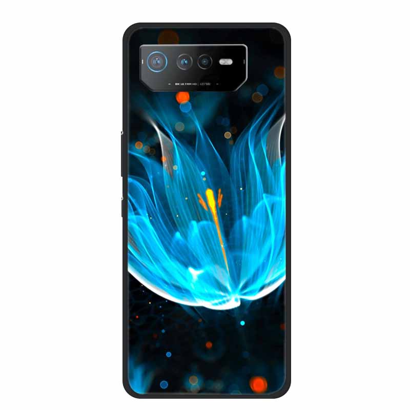 Phone Case For Asus ROG Phone 6D Ultimate Back Cover Case Black TPU Silicone Soft Coque For Asus ROG Phone 6 Pro Case Phone6 Pro
