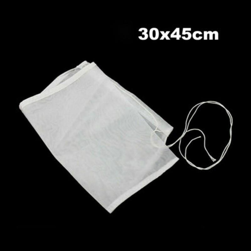 

Fruit Filter Bag Wine Medicinal Herbs Tea Reusable Kitchen Homebrew Dining 30cm*45cm