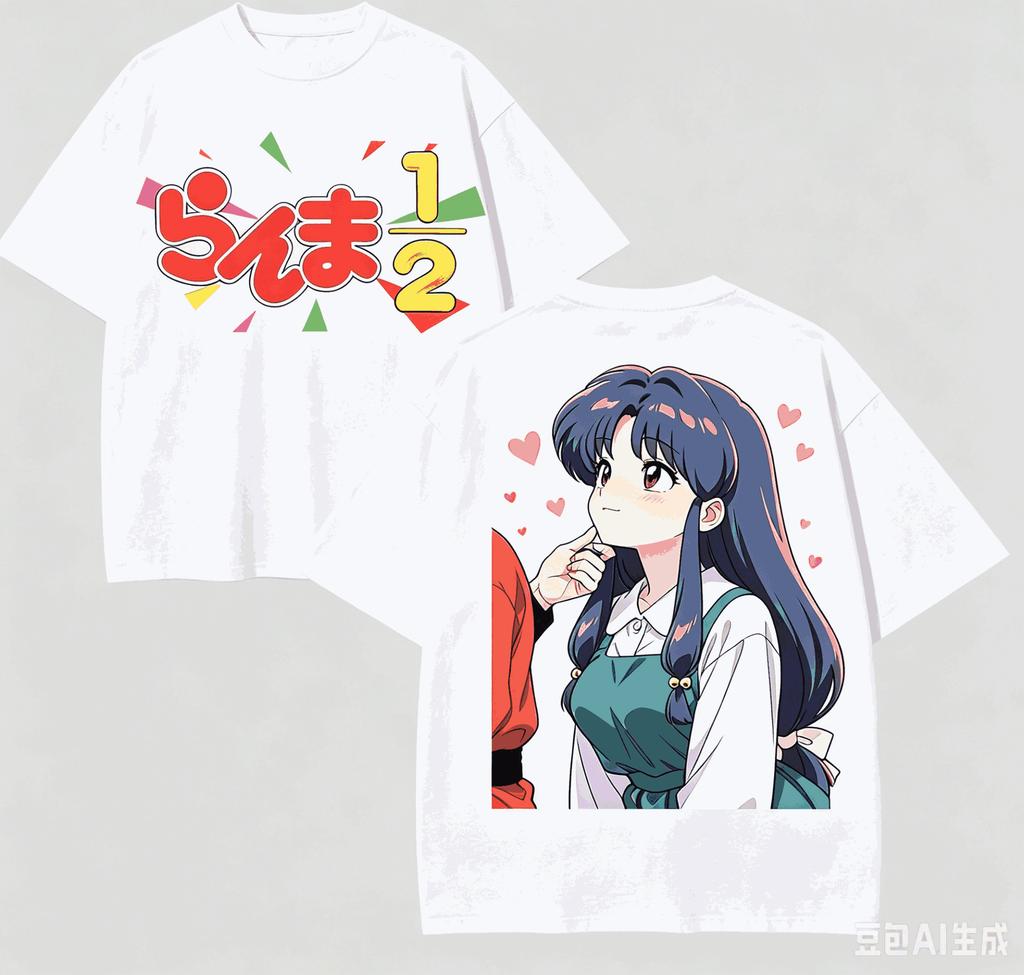 Ranma 12 Anime Lover TShirt Harajuku Cotton NewModel High Street Retro Fashion Oversized Unisex High Quality Comfortable Soft