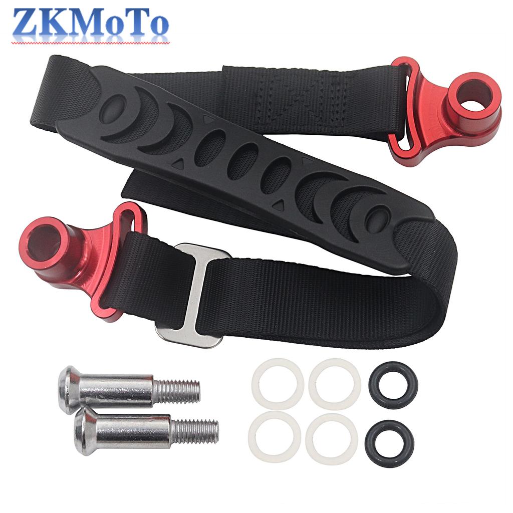 Motorcycle CNC Rear Rescue Traction Strap Pull Sling Belt For YAMAHA KTM KAWASAKI SUZUKI HONDA CR125 CR250 CRF250R CRF450R 250RX