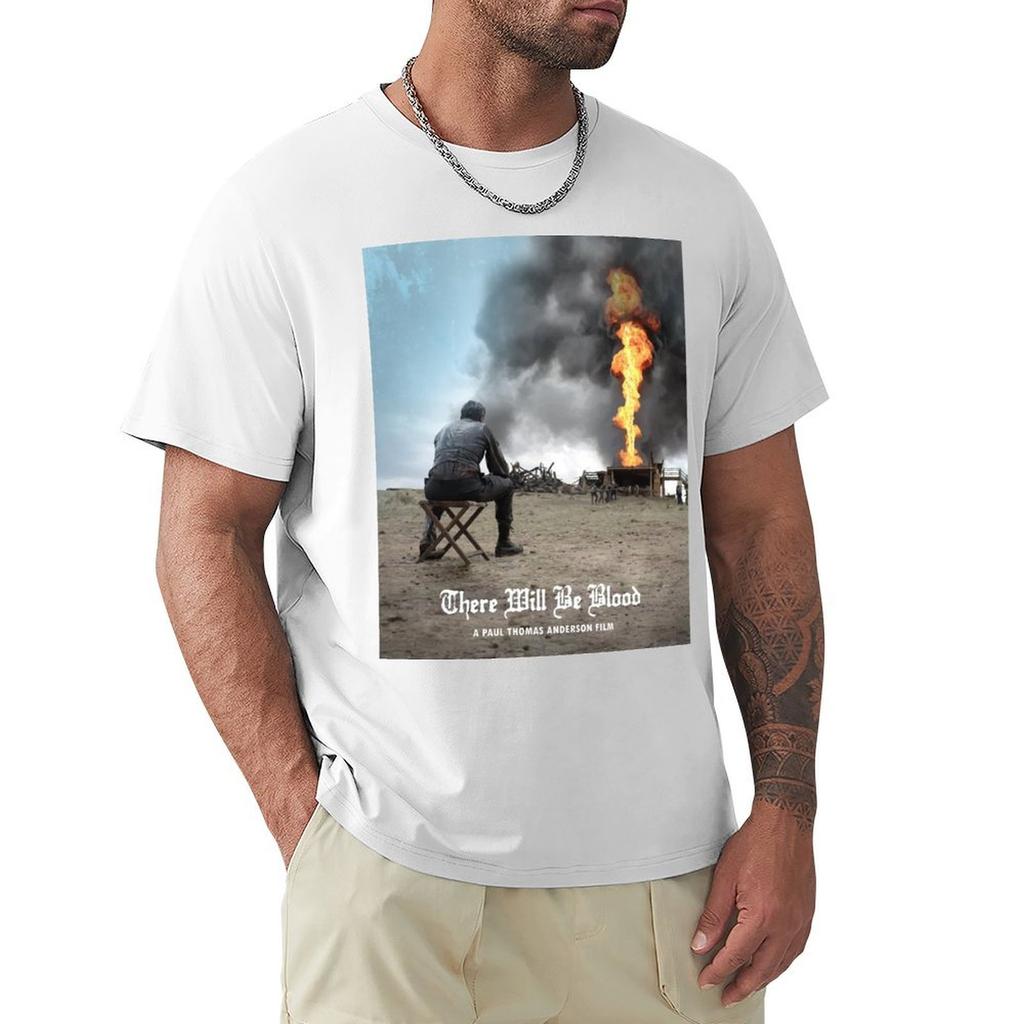 There Will Be Blood Tshirt Casual Holiday Short Sleeve Tee