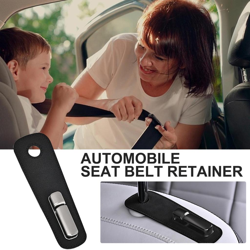 Seat Belt Stopper Non-slip Seatbelt Retainer for Seat Quick-Release Noise-Reducing Fixing Buckle Automobile Interior Accessories