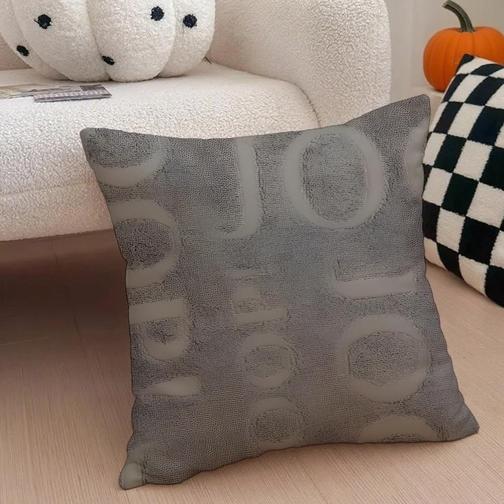 JJOOP Ljus Lyx Mode Soffkuddeöverdrag Kuddfodral Dold Knapp Hållbar Polyester Stolskudde