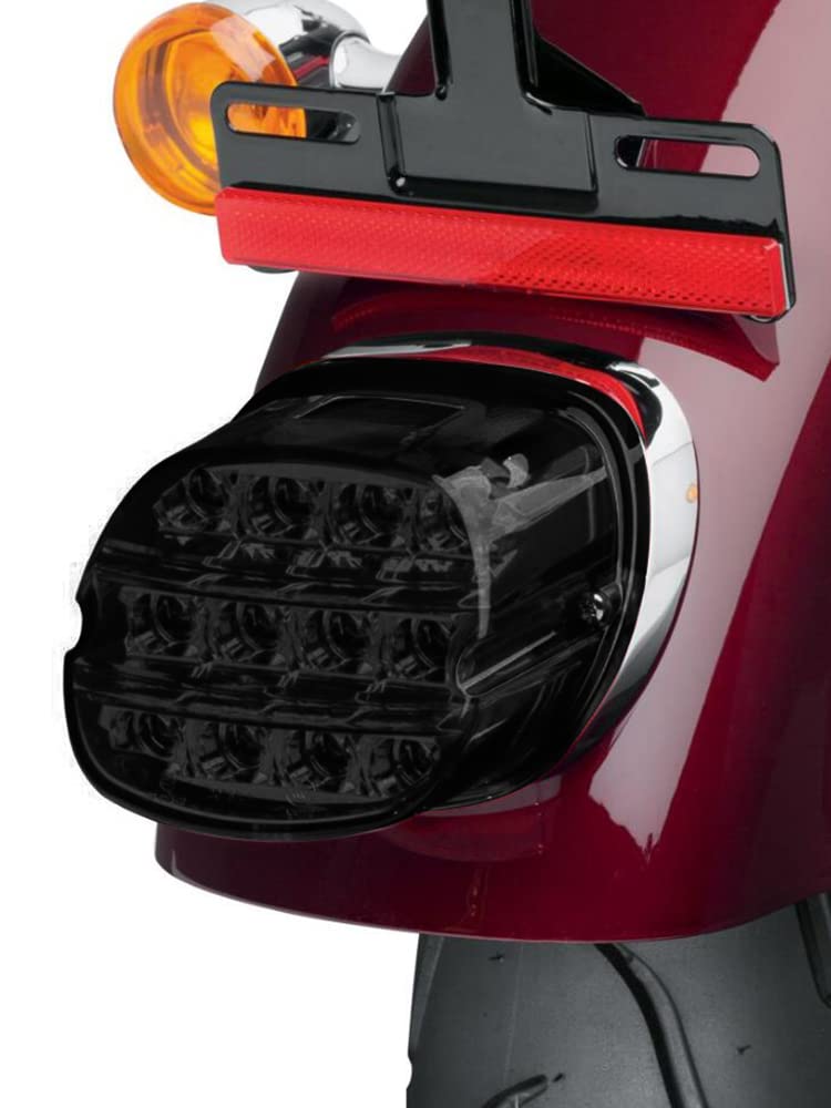 HDBUBALUS Motocyklové brzdové zadní světlo LED Multifunkční Kompatibilní s Harley Dyna Fat Boy Sportster Road King