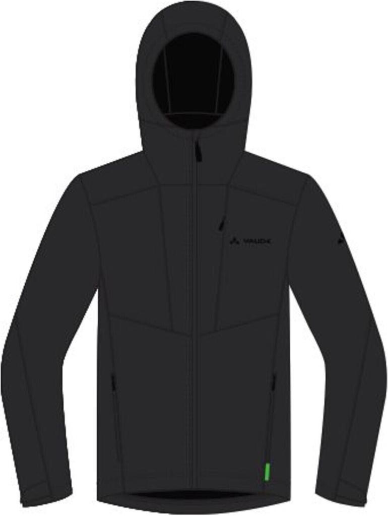 Куртка VAUDE Мужская куртка с капюшоном Cyclone черного цвета