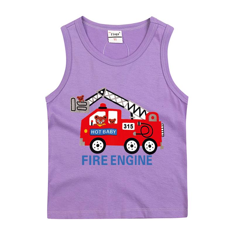 Boys' 100% Cotton Sleeveless Camisole - Trendy Summer T-Shirt Layer & Casual Vest