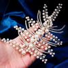 Crystal Bride Hairpin Branches Shape Wedding Headdress Fairy Bridal Hair Clip  Hair Accessories