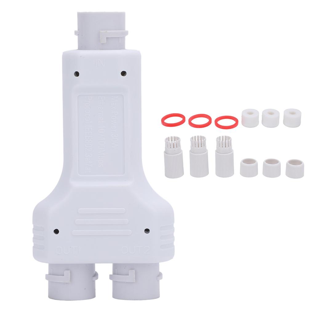 Outdoor POE Extender Water Proof 1 To 2 POE Splitter Repeater for Device Long Distance Power Supply