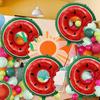2/4pcs Summer Fruit Watermelon Ice Cream Balloon Set Hawaii Party Decoration Birthday Party Photo Props