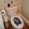 Halloween-Toilettenaufkleber, Halloween-Party, Heimdekoration, gruselige Toilettenaufkleber