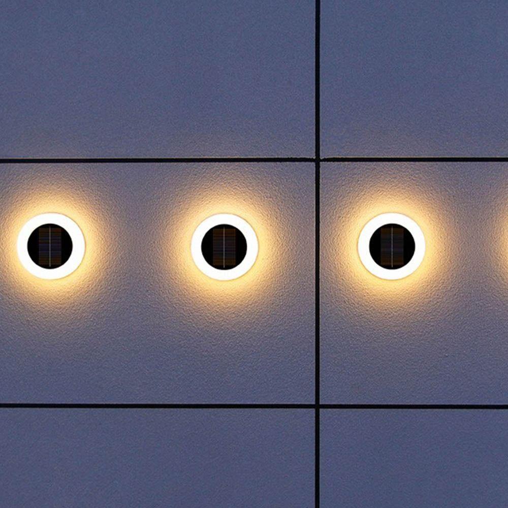 2PCS Waterproof Solar Ground Lights Dual-purpose Wall Lamp Solar Garden Lawn  Lights  Courtyard