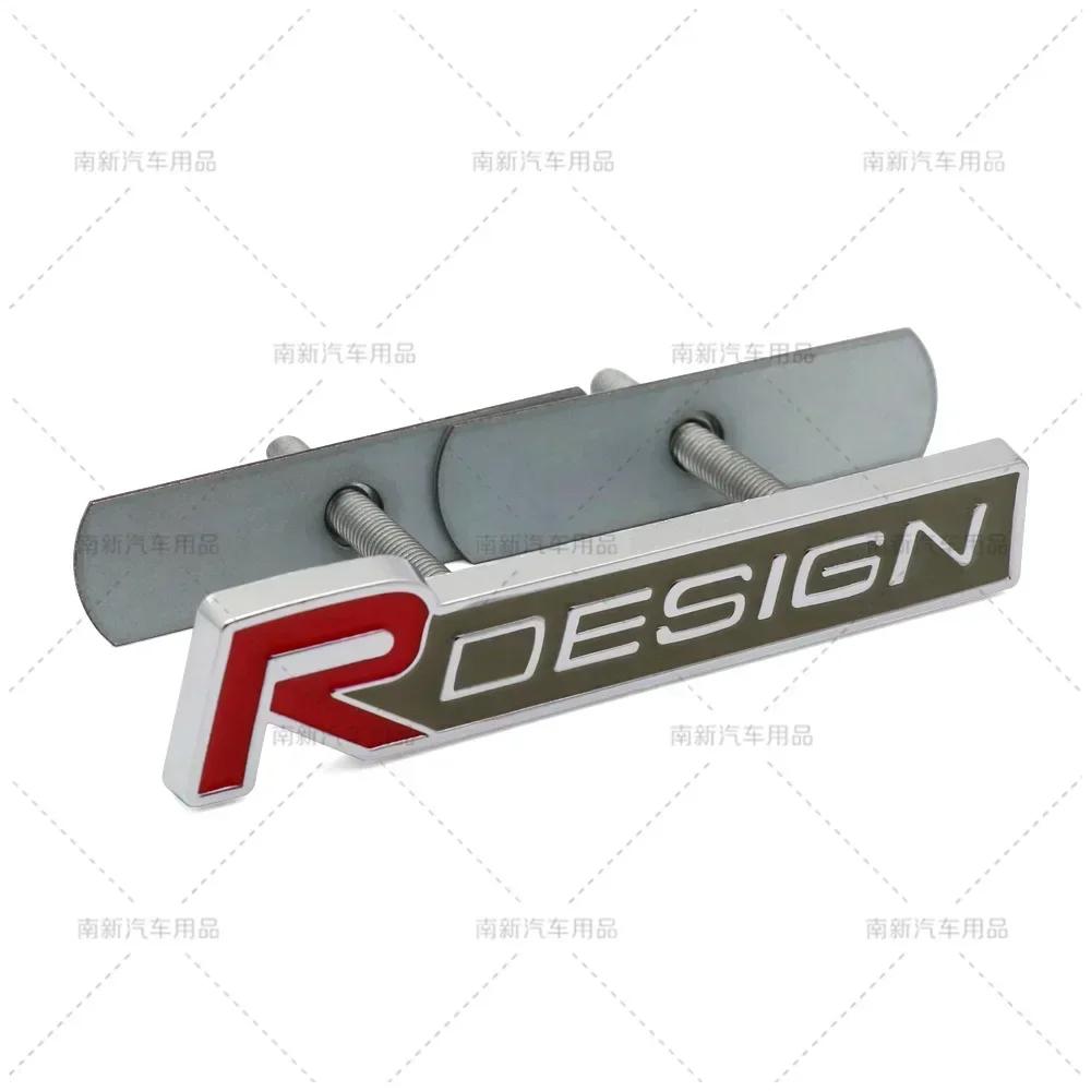 1Pc RDESIGN 3D Metal Front Hood Grill Badge Emblem Decals for XC40 XC60 XC90 V90 S90 S60 V60 V40 C70 Car Styling Accessories