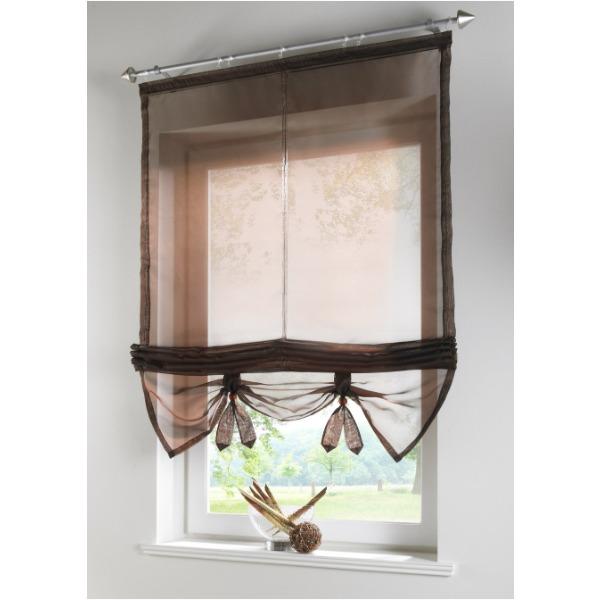 Te-24B Piercing Roman Curtain, Lifting Curtain, Kitchen Study Balcony Bay Window Curtain
