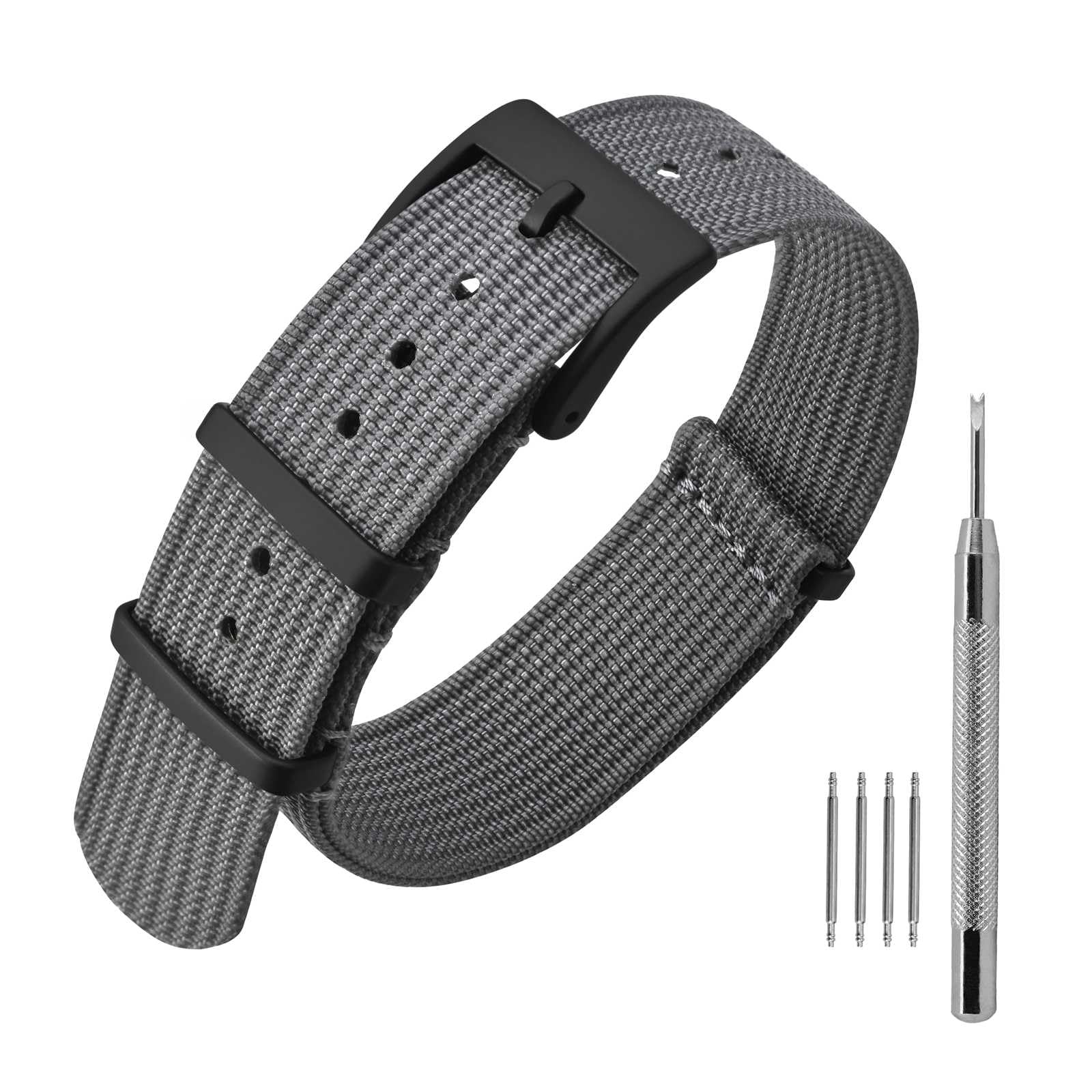 

ANNEFIT Belt, Ballistic Nylon Watch Band, Military Watch Replacement Band, Nylon 19mm