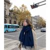 Cashmere Scarf for Women Winter High End Solid Color Scarf  Versatile Men's Shawl Korean Style Thickened Wool Scarf