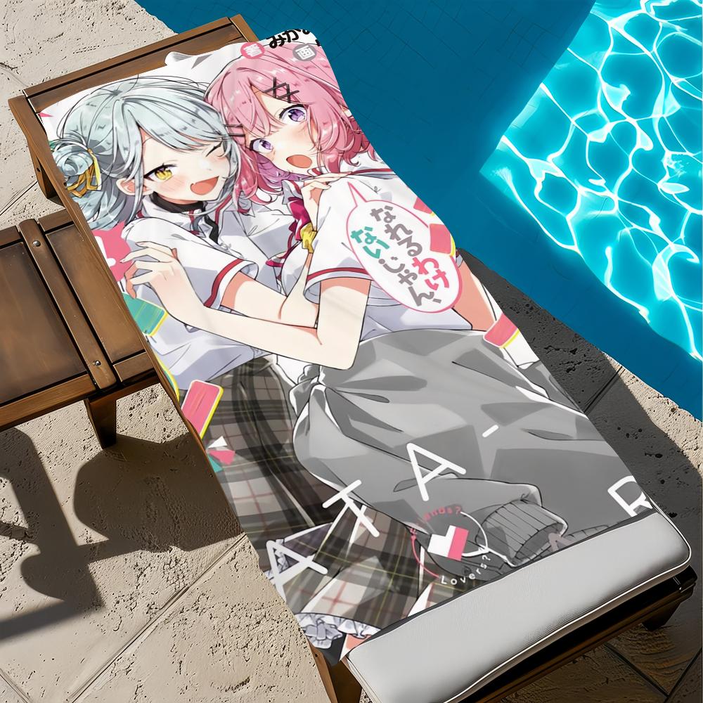 No F-freaking Way anime L-lover-r Towel Beach Quick Dry Soft U-unless Pool Towels Gift for Travel Gym Shower Camping sports