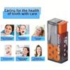 Portable Floss Dispenser Includes 10Pcs Floss Automatic Ejectable Floss Organiser Oral Care Press-on Disposable Flossing Sticks