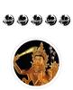 Manjushri Bodhisattva Water Glaze Resin Statue for Home Altar or Living Room Décor