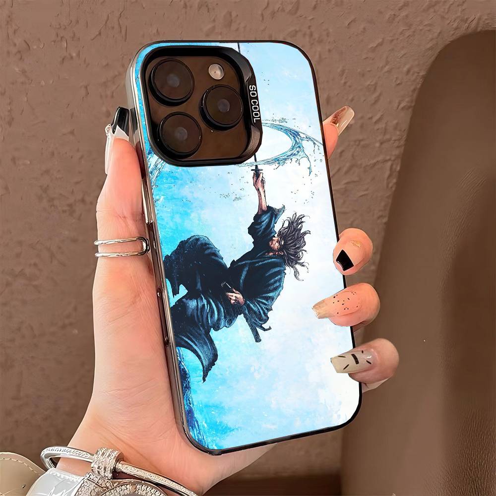 V-Vagabond phone case for iPhone 17 17Air 16 15 14 13 12 11 Pro Max Plus Colorful Silver