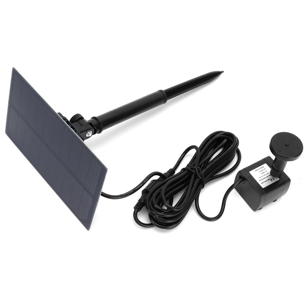 Solarbetriebener Brunnen im Freien, quadratisch, 5 V, schwimmender Vogelbadbrunnen, Landschaftsdekoration