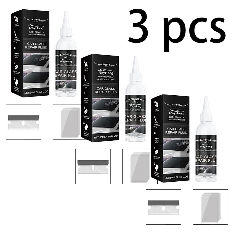 RAYHONG Lepidlo na opravu autoskel (50 ml) Skleněná Nano Opravná Tekutina Rychlá Oprava Prasklé Sklo Opravné Lepidlo