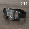 Motorradbrille Dirtbike-Brille Motocross-Brille Winddicht ATV-Brille Staubdicht Kratzfest