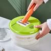 Household Salad Dryer Salad Spinner Vegetable Dehydrator Multi-Function Absorbent Basket Manual Vegetable Dryer Kitchen