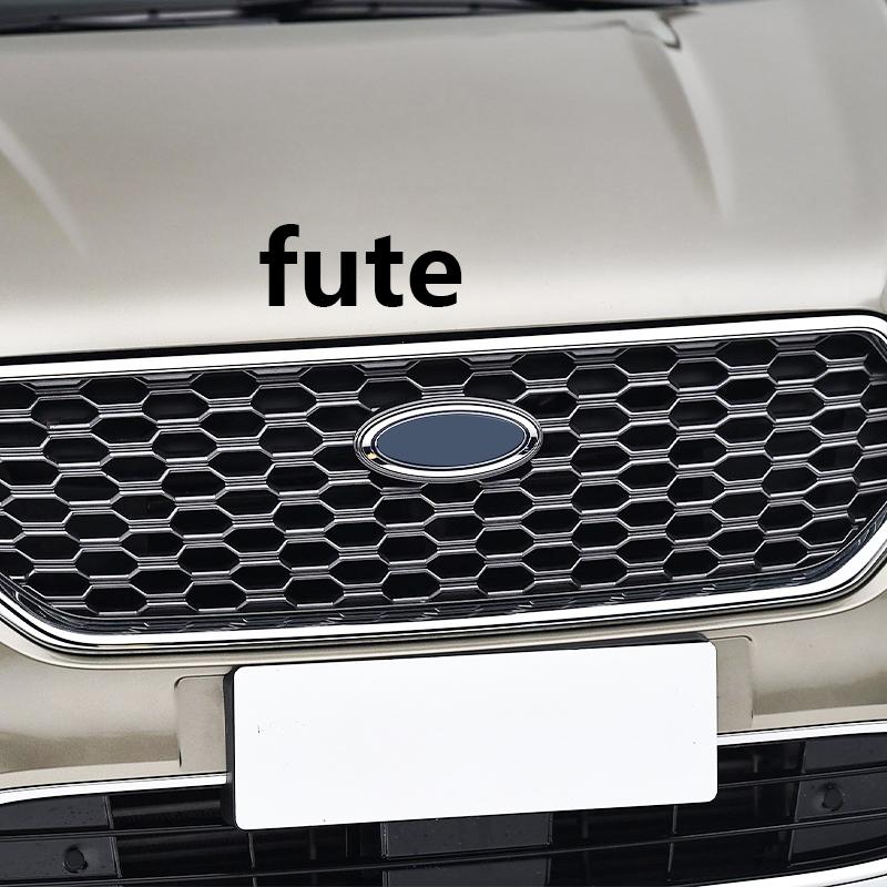 Front Grille Logo Hood Logo Badge Sticker Blue Logo Accessories For Focus Mk2 Mk3 Fiesta Mk7 Ranger Mondeo Mk4 S-MAX