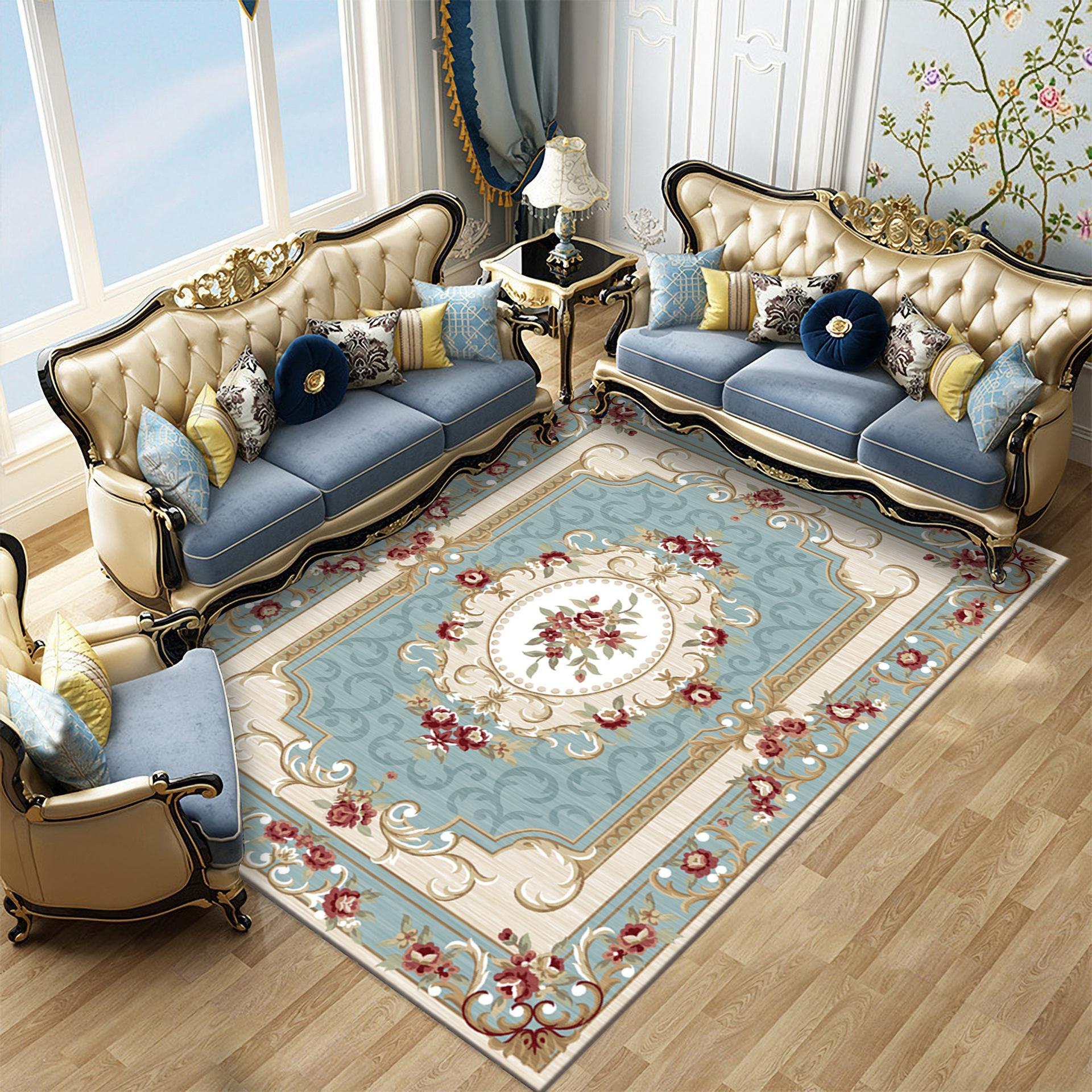 

Ковер для гостиной, дивана, журнального столика, декоративный ковер, грязеотталкивающий и простой в уходе, ковер для большой площади 80*120cm