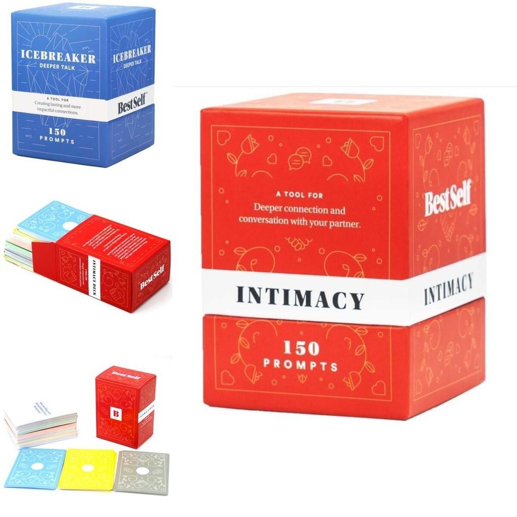 Bestself Intimacy Deck 150 Carte Per Coppie Gioco da Tavolo Inglese Strategia