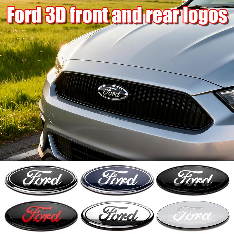 11,5cm Aluminium Frontgrill Heckklappen-Emblem Abdeckung Für Ford Focus MK3 MK2 Mondeo S-MAX Kuga Fiesta Ranger Auto Tuning