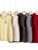 Women's Versatile Knit Hooded Vest Cardigan for Autumn/Winter