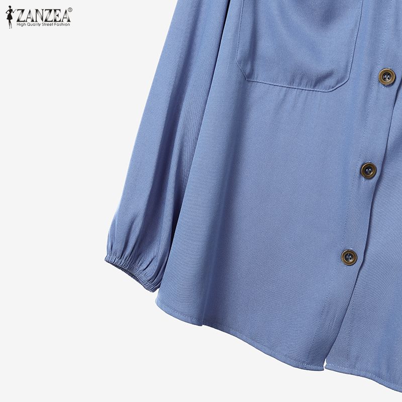 ZANZEA Blouse à manches longues pour femmes et jupes longues Ensembles décontractés deux pièces