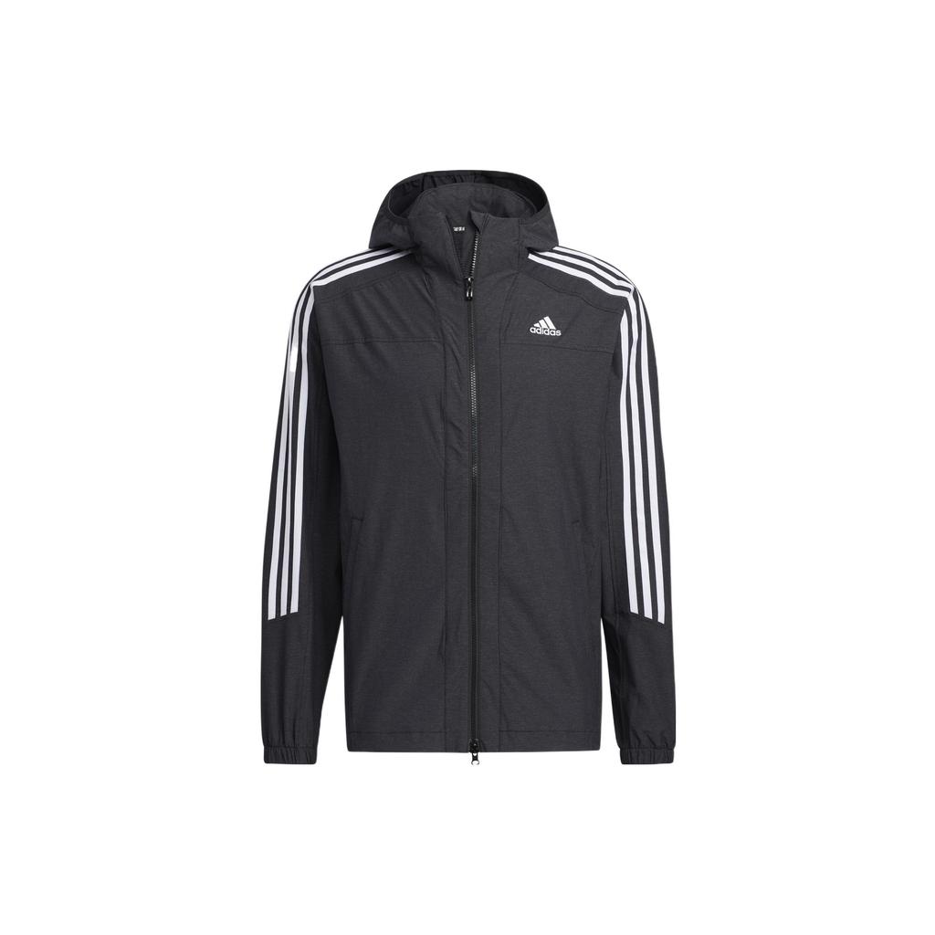 adidas Jackets Men's Black Hooded Moderate Other HC9962
