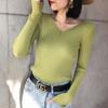 Rellawear V Neck Slim Knit 10 Color Rlw240857