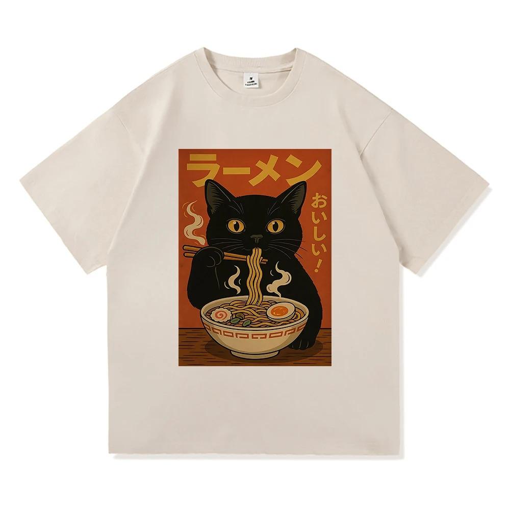 Huh Cat Meme TShirt Japanese Style Funny Cat Vintage Harajuku 100 Cotton Unisex Premium Short Sleeve Men And Women Tshirts