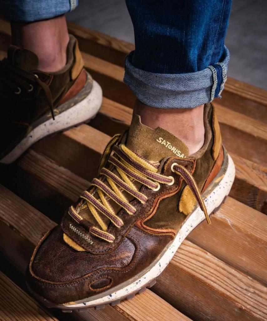 Satorisan Chacrona Meta Premium Bronze Brown Sneakers 1200790470
