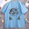 Funny Pee Cat Meme Tshirt Unisex Unisex Silly Retro Vintage Graphic T Shirts Cats Lover Cotton Y2k Clothes Comfortable Streetwear