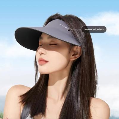 Chapeau de soleil pliable à large bord pour femme, Protection UV UPF 50, Chapeau d'été pliable pour la plage et le voyage
