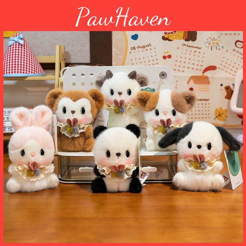Keychain Plush Animal With Soft For Bag Decor Gift For Cute Decoration Kids
