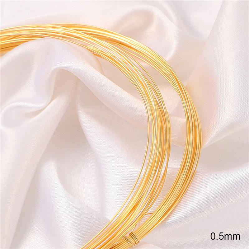 

Полужесткая проволока с наполнением 18-каратным золотом/серебром, не тускнеет, сохраняет цвет, для изготовления украшений своими руками