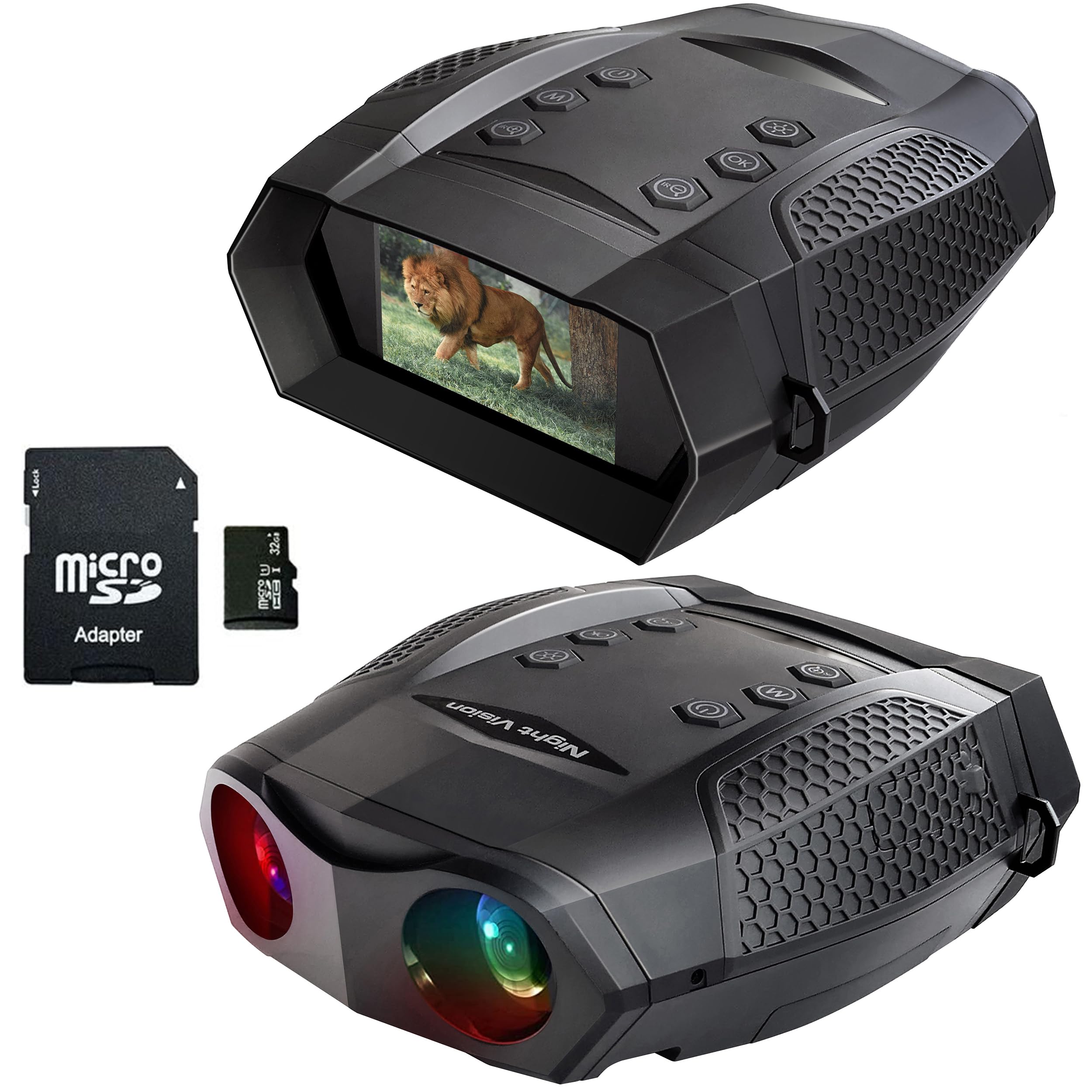 

4K Night Vision Goggles Camera with Night Vision up to 700m, Night Vision, Night Goggles, Binoculars, Telescope, Handheld Camcorder, Starlight,