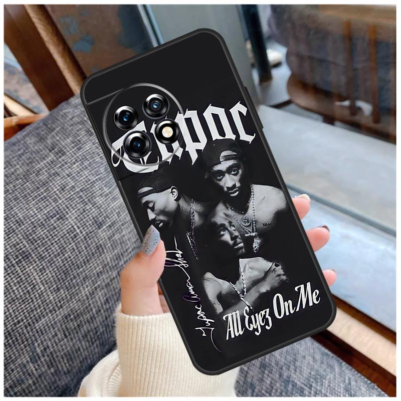 2Pac Hip Hop Singer Case For OnePlus 13 15 13R 13T 12 12R 11 9 10 Pro 10T 8T Nord 5 CE 2 3 4 Lite N20 N30 Coque