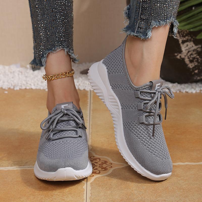Anti-slip Mesh Surface Sports Shoes, Breathable and Casual Women's Shoes