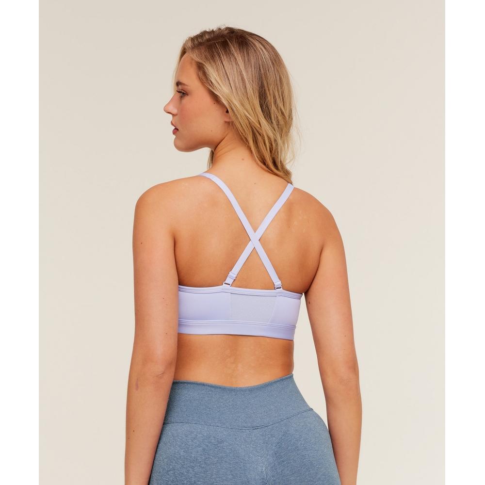 Gymshark Ruched Sports Bra Warm Lilac B2a7a Pbzt
