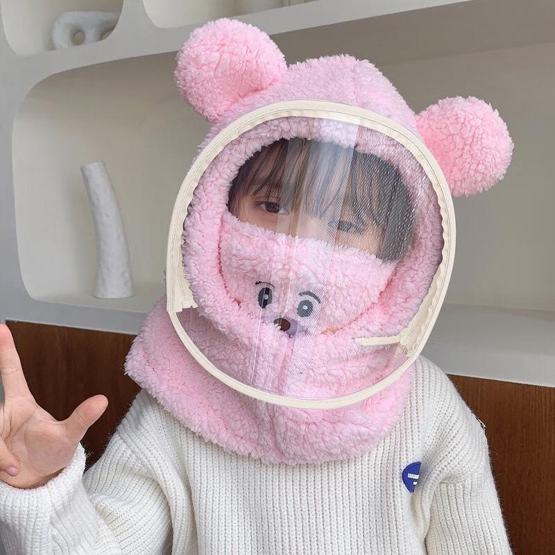 Fumade Зимняя детская ветрозащитная шапка и маска для лица