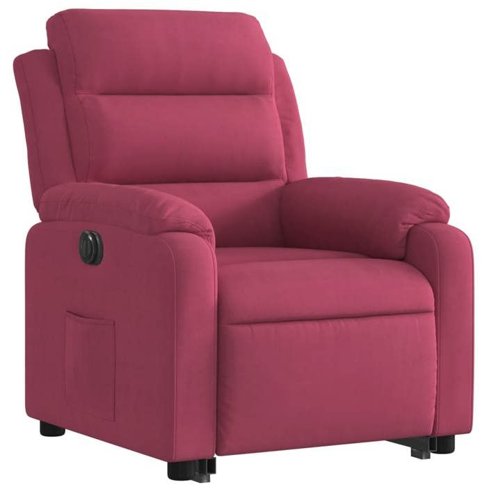 VidaXL Fauteuil Inclinable Électrique, Chaise de Relaxation avec Dossier et Repose-pied Réglables, Siège de Salon, Moderne, 3205119